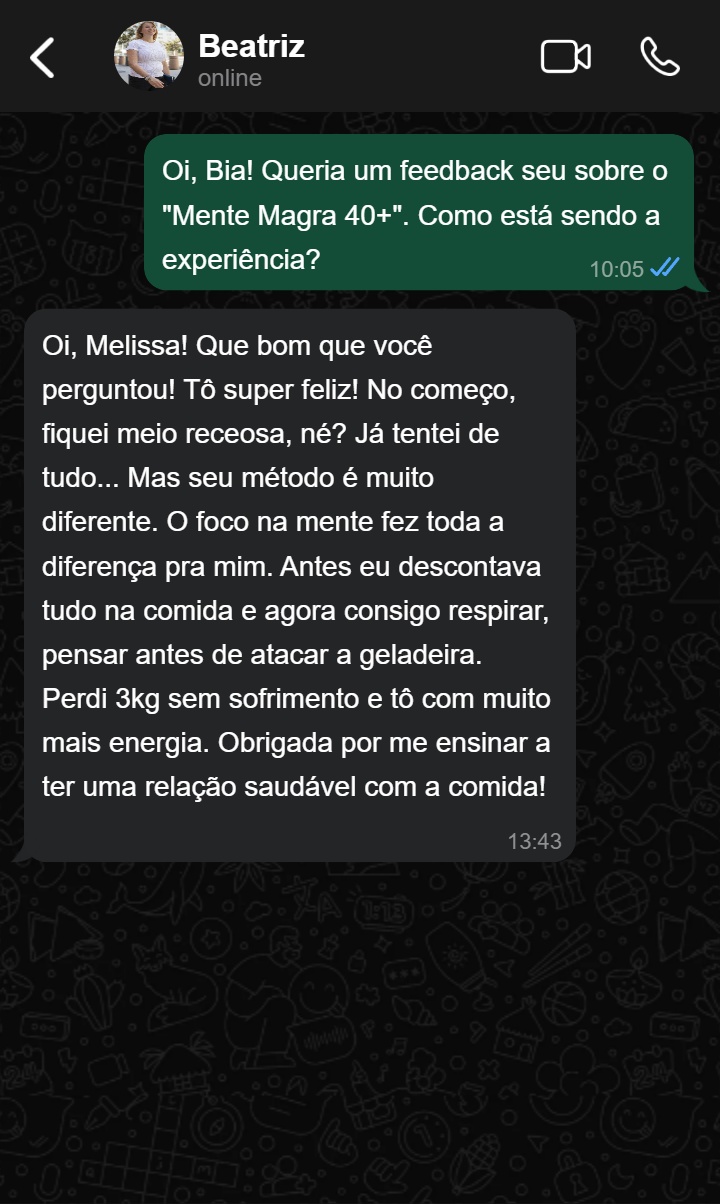 Beatriz, 48 anos