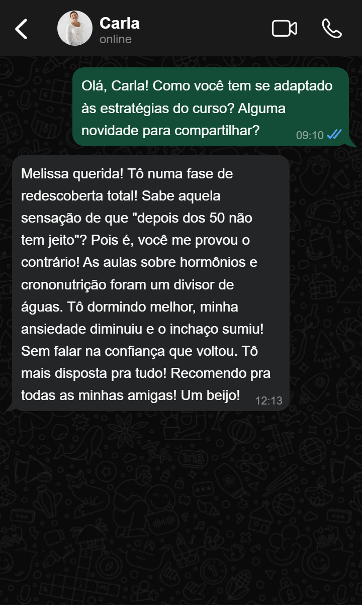 Carla, 55 anos
