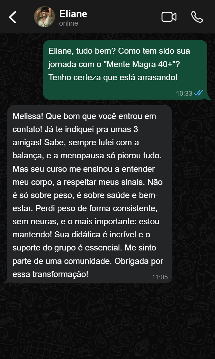 Eliane, 50 anos